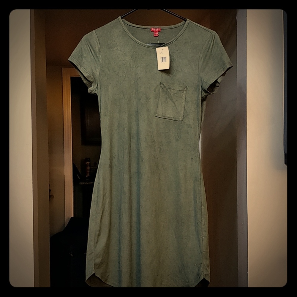 Suede dress by guess